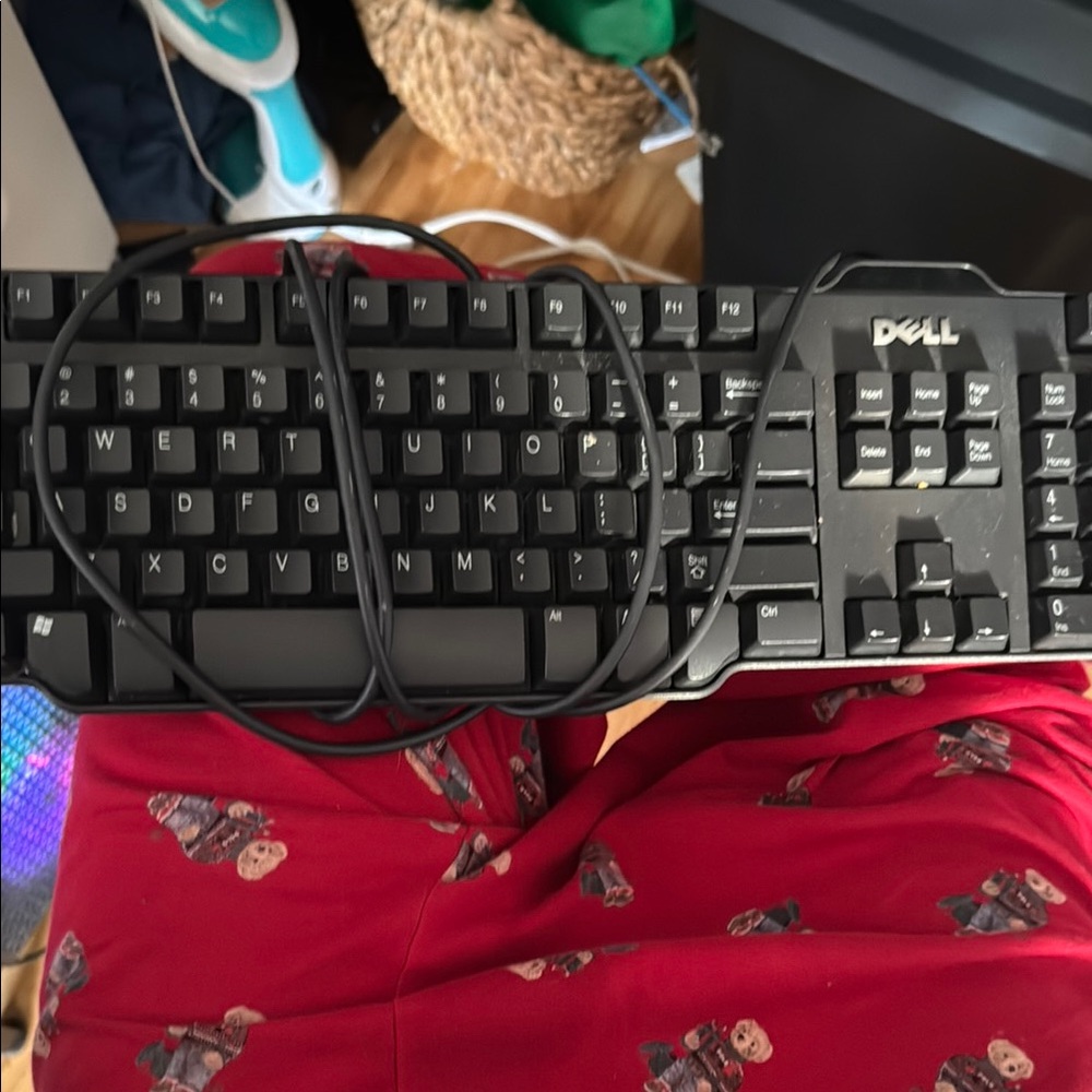 Dell Black Wired Keyboard